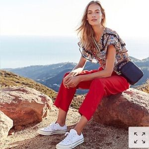 J.Crew x Liberty London Margaret Annie floral flutter sleeve blouse